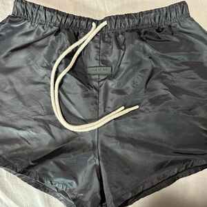 Fear of god essentials running shorts size large